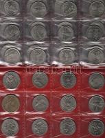 USA érdekes modern hagyaték tétel kizárólag emlékpénzekből, benne 7db 1$, 5db 1/2$, 96db 1/4$ összes...