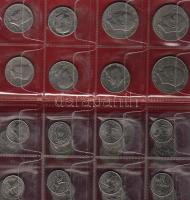 USA érdekes modern hagyaték tétel kizárólag emlékpénzekből, benne 7db 1$, 5db 1/2$, 96db 1/4$ összes...