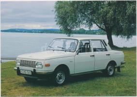 10 db MODERN használatlan motívumlap; autó, magyar vonat / 10 modern unused motive cards; automobile...