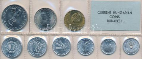 1978. 2f-10Ft 9db klf érmés forgalmi sor fóliatokban T:1