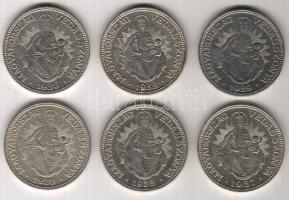 1929,1933,1936,1937,1938,1939. 2P Ag 6 klf db T:2