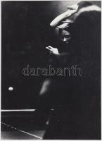 cca 1970-1980 Flesch Bálint(1949-): Lendület, pecséttel jelzett vintage fotóművészeti alkotás, 24x18 cm