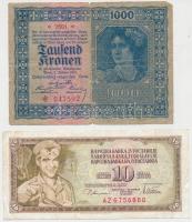 59db-os vegyes, külföldi bankjegy tétel, jó darabokkal T:vegyes
59pcs of various banknotes with good...
