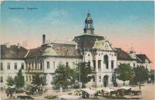 Nagybecskerek, Megyeház, piac / county hall, market place (ázott / wet damage)