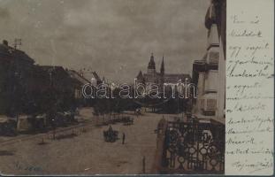 1900 Kassa, Fő utca / main street, photo