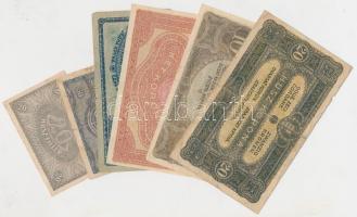 1920. 20f + 50f + 1K + 2K + 10K + 20K T:vegyes