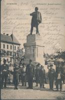 Zombor, Schweidel József-szobor; kiadja Kaufmann / Schweidel statue (EK)