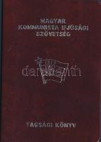 Kitöltetlen KISZ igazolvány nyomdafriss állapotban