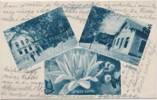 8 db RÉGI történelmi magyar városképes és motívum lap; magyar, erdélyi, üdvözlő / 8 old historical H...