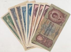 40db-os vegyes, magyar pengő bankjegy tétel T:vegyes