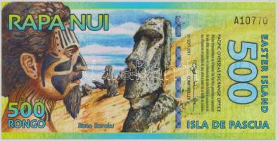 Húsvét-szigetek 2011. 500R T:I Easter Islands 2011. 500 Rongo C:UNC