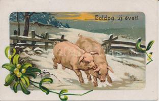 New Year, S.G.B. No. 32. litho (EK)