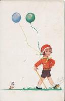 Boy with fuftballons s: Chicky Spark (EK)