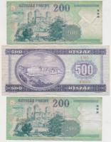 1990. 500Ft + 2006-2007. 200Ft (2x) T:III