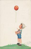 Boy with luftballon, No. 1186. s: Chicky Spark