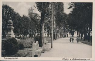 Balatonalmádi sétány, Rákóczi szobor