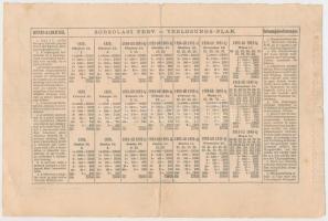 Budapest 1888. "Magyarországi Jószív Egyesület" sorsjegye, pecsételéssel 2Ft-ról magyar és...