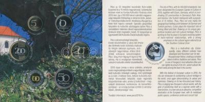 2010. 5Ft-200Ft 6xklf db-os forgalmi sor + "Pécs 2010 Európa kulturális fővárosa" Ag emlék...