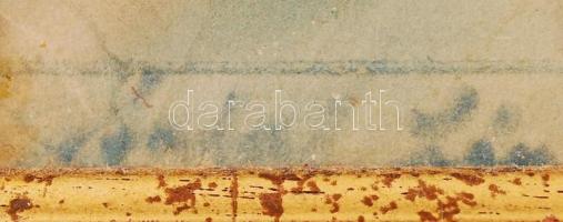 Antal Irén (1903-1999): Guberáló. Akvarell, papír, jelzett, üvegezett keretben, 21×24 cm