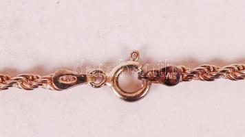 Füstkvarc függő ezüst (Ag) láncon, jelzett, 21 g /
cairngorm pendant with silver chain, 21 g