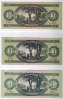 1949,1957,1960,1962,1969. 10Ft T:II- Csak egyszer hajtva! 1975. 10Ft T:I