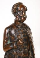 Jelzés nélkül: Széchenyi István. Bronz, ónix talapzaton, m:29 cm