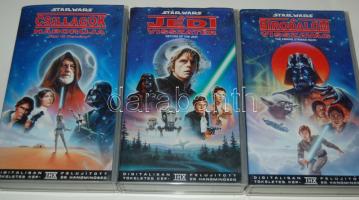 Csillagok háborúja trilógia digitálisan felújított változat 3db videókazetta