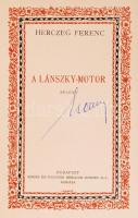 Herczeg Ferenc: A Lánszky-motor. Bp., Singer és Wolfner. Aranyozott gerincű félbőr kötés, jó állapot...