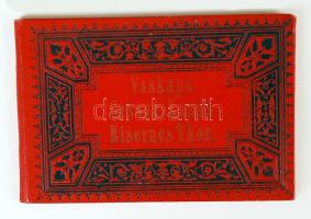 cca 1920-1930 Vaskapu, Kazán-szoros leporelló 11 db képpel