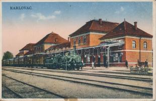 Károlyváros, Karlovac; railway station (EK)