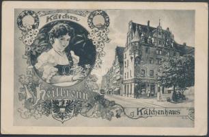 Heilbronn, Käthchenhaus, Kätchen / villa, coat of arms, grapes, Art Nouveau (EK)