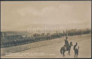 1912 WWI Bulgarian cavalry at the battlefield