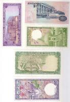 Modern bankjegytétel Guinea-Bissau 50P+100P+500P+1000P, Oman 200P+1/2R, Sri Lanka 10R+20R, Szingapúr...