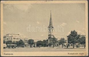 Érsekújvár Kossuth tér / square, church (EB)