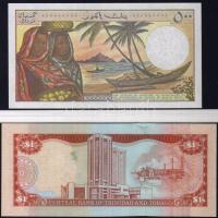 Modern bankjegytétel Biafra 1Font, Ny-Afrikai Államok 500Fr (2x), Komori szigetek 500Fr, Trinidad&am...