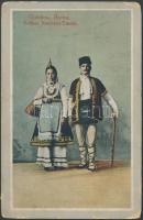 Bulgarian folklore from Sofia, couple (EK)