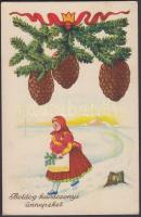 Christmas, Hungarian folklore, pine cones