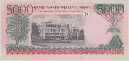 Ruanda 1998. 5000Fr T:1 Rwanda 1998. 5000 Francs C:UNC