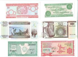 Burundi 7db bankjegy T:I
