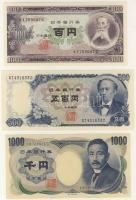 Japán 22db többnyire klf bankjegy régi és új T:I (15x),II