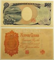 Japán 22db többnyire klf bankjegy régi és új T:I (15x),II