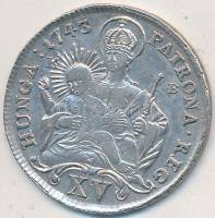 1743KB XVKr Ag "Mária Terézia" Körmöcbánya (6.35g) T:2-
Hungary 1743KB 15 Kreuzer Ag "...