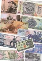 Korea/Japán megszállás 1936. 100Y T:III + Észak-Korea 13 klf db T:I + Dél-Korea 3klf db T:I