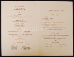 1934 Meghívó a Magyar Királyi Operaházba a jótékony célra rendezett  operabálra