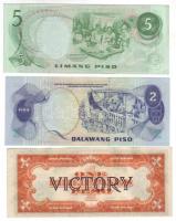 Fülöp szigetek 6klf bankjegy, régi és új T:I,II,III