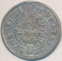 1675KB XVKr Ag "I. Lipót" Körmöcbánya (6.42g) T:2-
Unger II.: 1058., Huszár: 1423