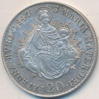 1847B 20Kr Ag "V. Ferdinánd" T:2