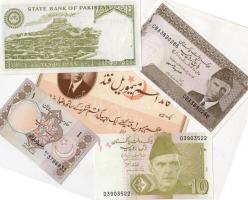 Pakisztán 5 klf bankjegy T:I