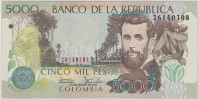 Columbia 2011. 5000P T:I Columbia 2011. 5000 Pesos C:UNC