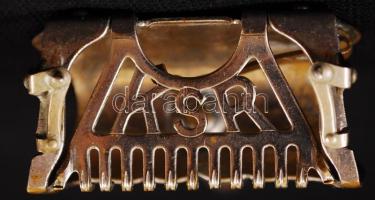 Kampfe régi borotva, fém, h:10,5 cm